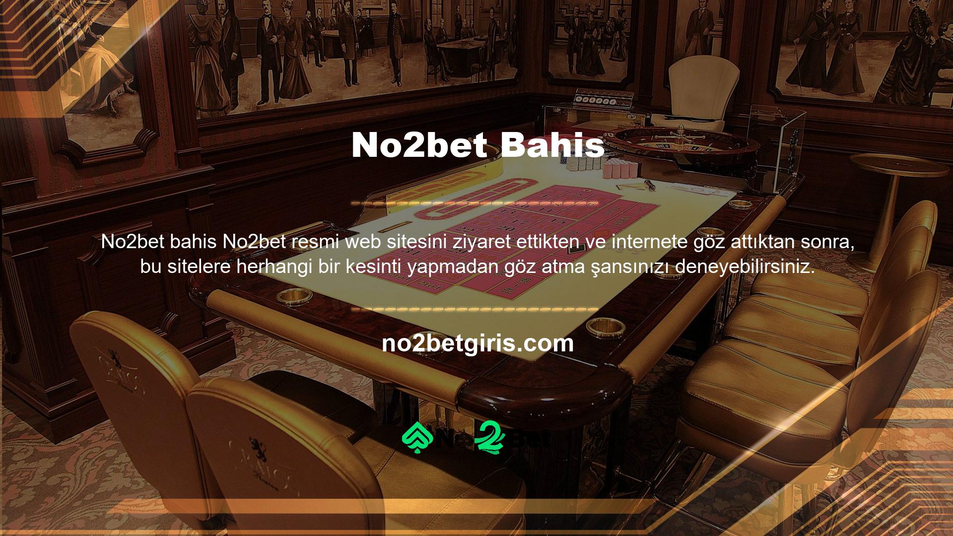 Ne tür No2bet bahisleri: No2bet de şanslı olmak için çift bir fırsat sunuyor